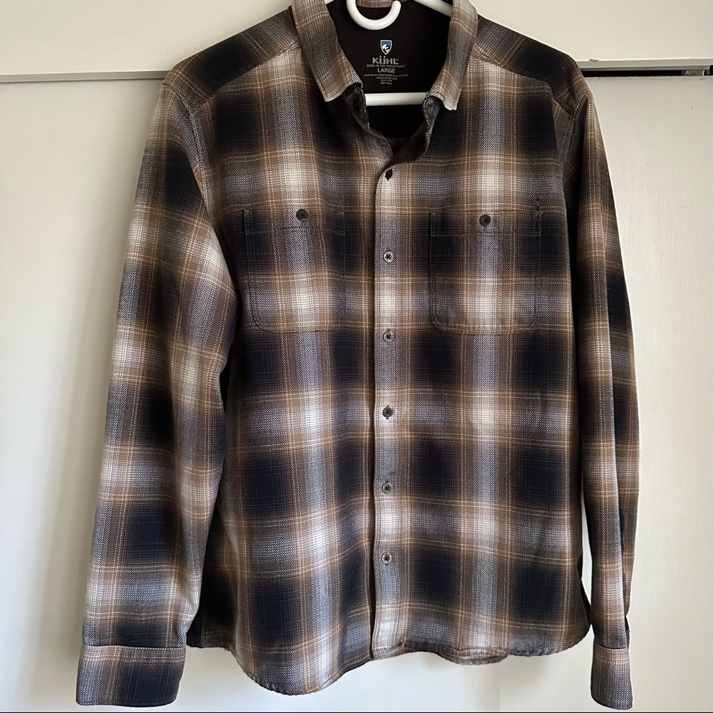 KUHL men’s plaid shirt